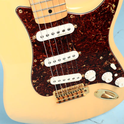 2005 Fender Mexico Deluxe Player Stratocaster Ash Honey Blonde MIM Strat Guitar
