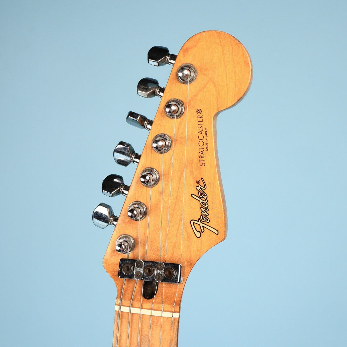 1986 Fender Japan Stratoacaster Contemporary Blue Electric Guitar E6 Series