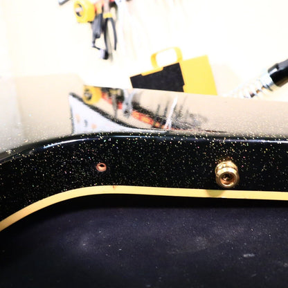 1982 Guild Nova X-82 Black Sparkle USA American Electric Guitar