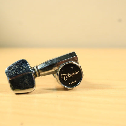 (1) Takamine Kaman Octagon Machine Head Tuning Tuner Peg Treble Side Gotoh Japan