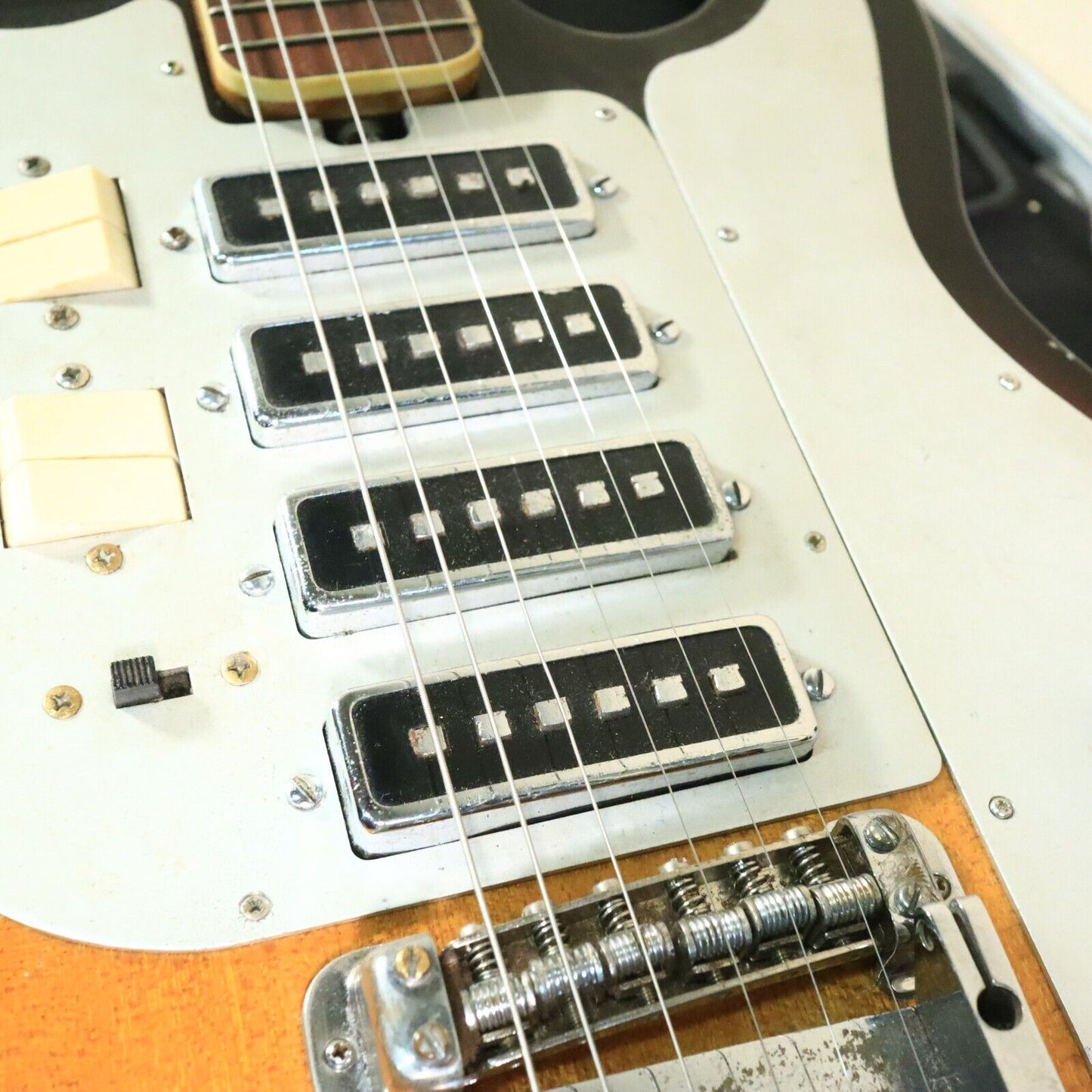 Vintage Teisco Del Rey WG-4L 4 Pickup Silvertone Eddie Van Halen's 1st Guitar