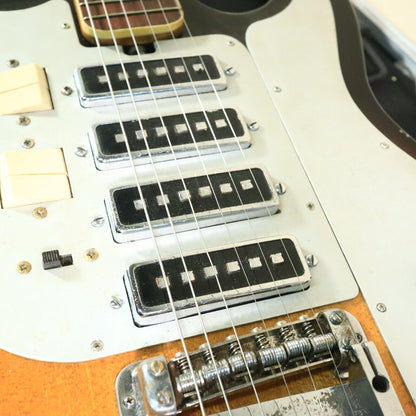 Vintage Teisco Del Rey WG-4L 4 Pickup Silvertone Eddie Van Halen's 1st Guitar