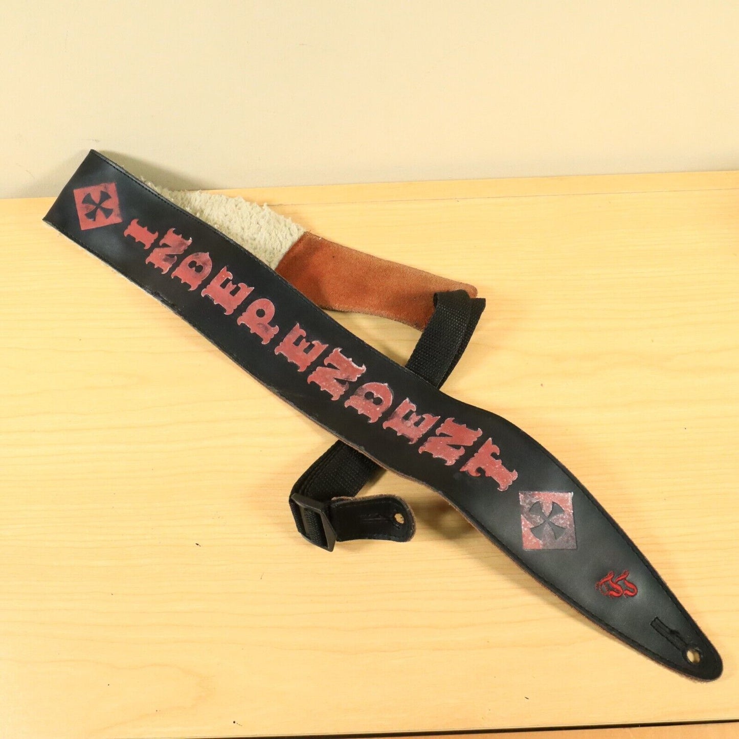 Independent Tony Trujillo Savage Leather Guitar Strap Professional Skateboarder