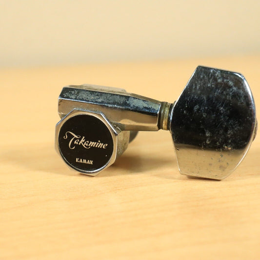 (1) Takamine Kaman Octagon Machine Head Tuning Tuner Peg Bass Side Gotoh Japan