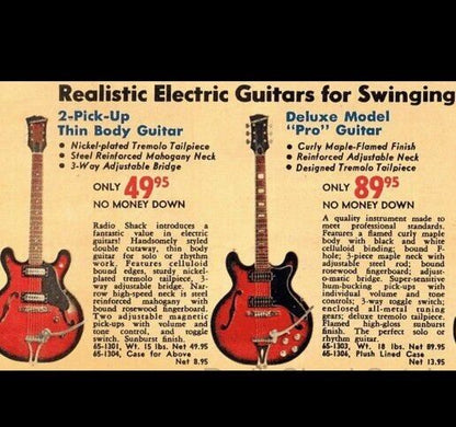 Realistic Univox Matsumoku 335 Hollow body Electric Guitar