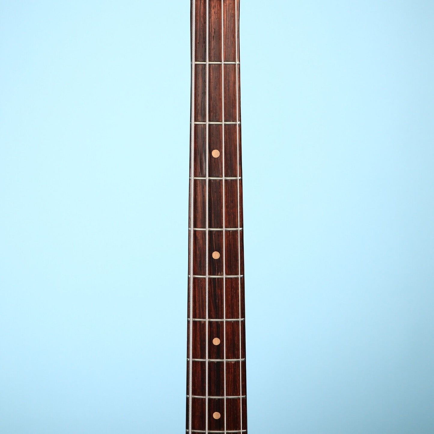 1961 Fender Jazz Bass Guitar Refin Fiesta Red