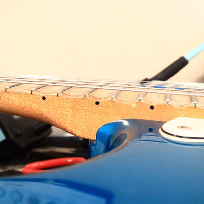 1986 Fender Japan Stratoacaster Contemporary Blue Electric Guitar E6 Series