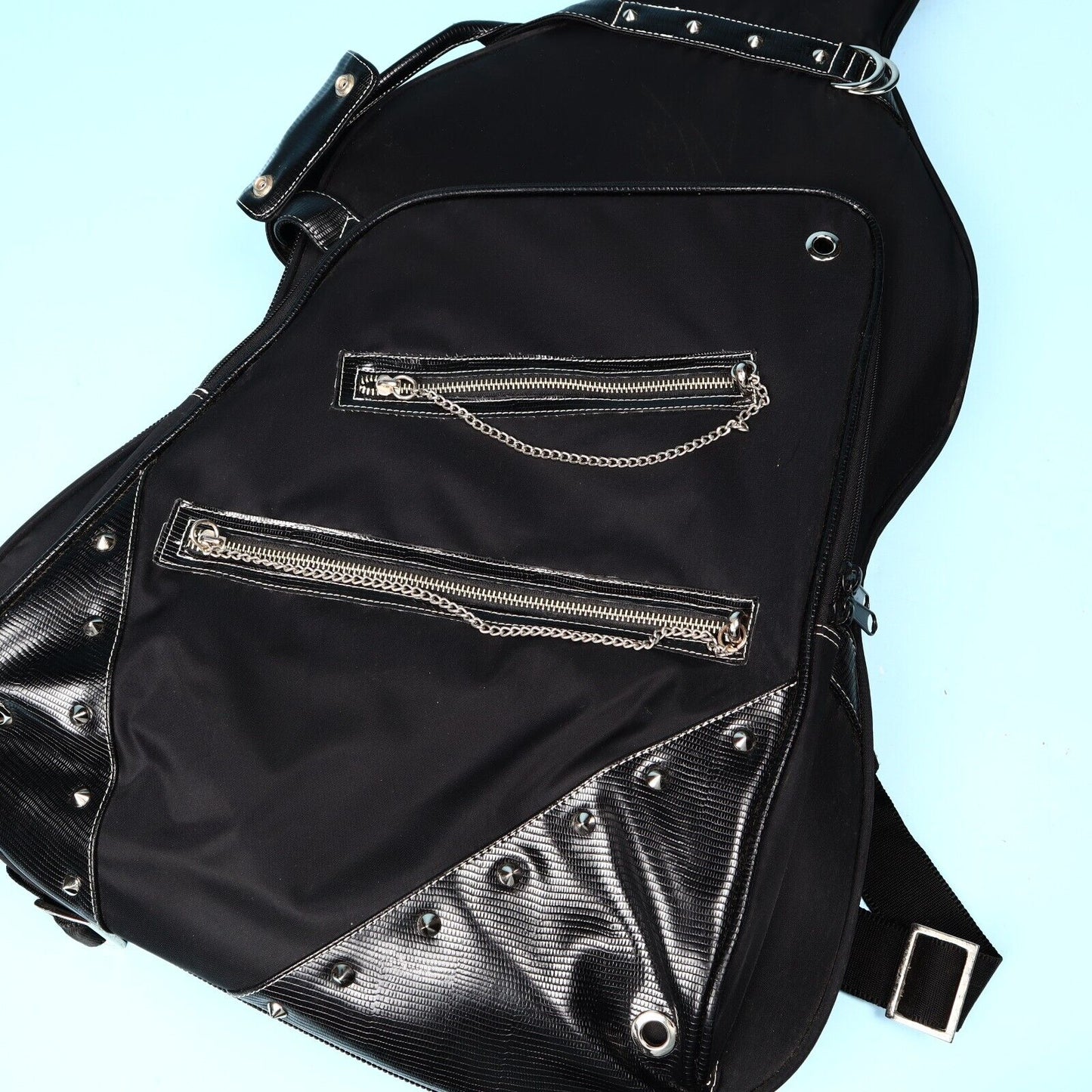 Pro-Tec Chained Gothic Goth Black Electric Guitar Padded Gig Bag Scissorhands