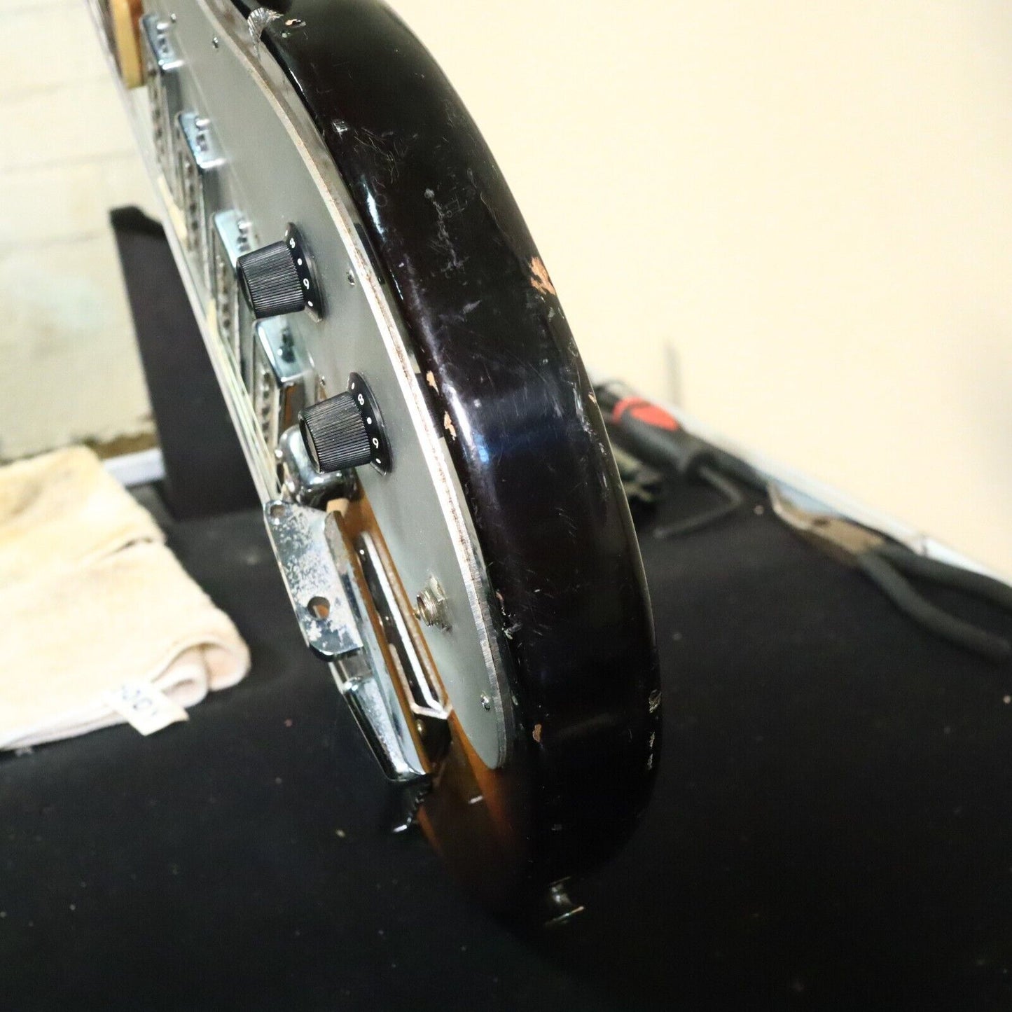 Vintage Teisco Del Rey WG-4L 4 Pickup Silvertone Eddie Van Halen's 1st Guitar