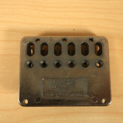 1980 Aria Pro II ZZ Guitar Recessed Bridge Plate Hardtail Vintage Part Japan