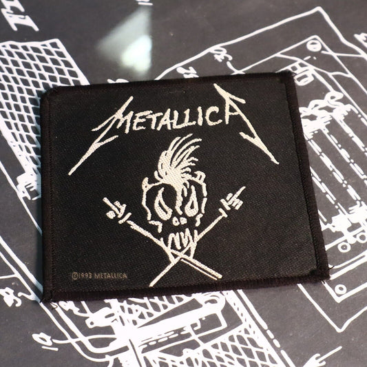 1993 Metallica SCARY GUY Woven Patch Officially Licensed Vintage Good Condition