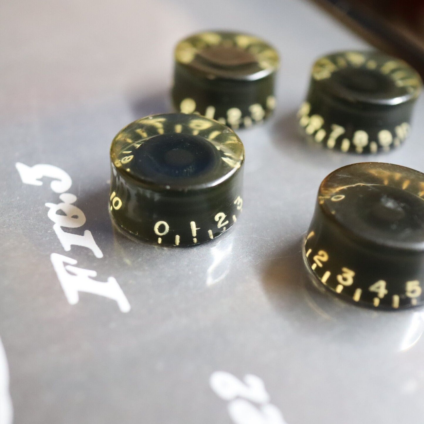 Vintage 1970's USA Gibson Speed Knob Set SG RD Les Paul Explorer Flying V Guitar