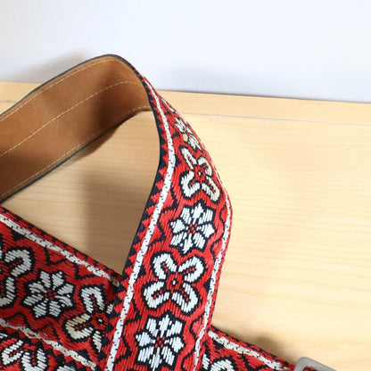 Vtg Kent Hippie Hootenanny Woven Guitar Strap Made in Japan