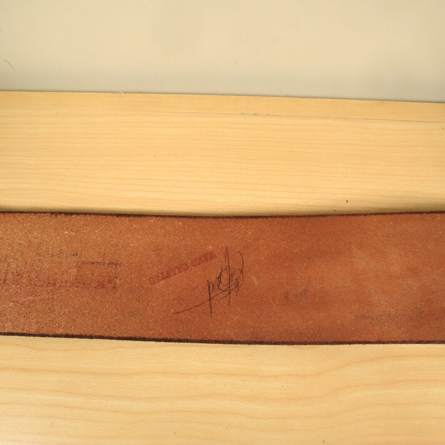 Leather Guitar Strap Laser Engraved Notes Design