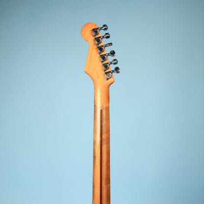 1986 Fender Japan Stratoacaster Contemporary Blue Electric Guitar E6 Series