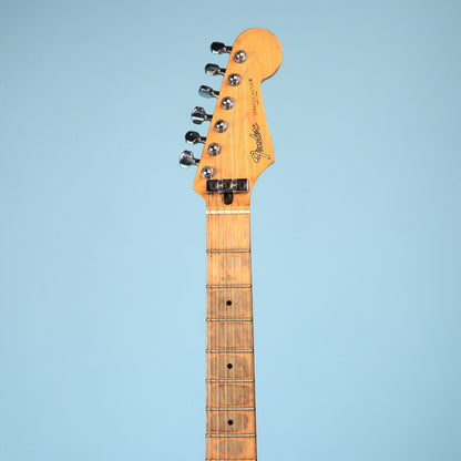 1986 Fender Japan Stratoacaster Contemporary Blue Electric Guitar E6 Series