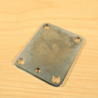 Fender Elite Neck Plate American Jazz Precision USA 1983 1984 Strat Tele Chrome