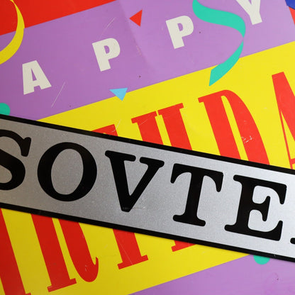 Sovtek Made in Russia Amplifier Amp Faceplate Face Plate 2x10 in