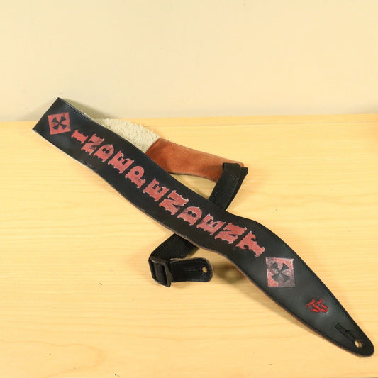 Independent Tony Trujillo Savage Leather Guitar Strap Professional Skateboarder