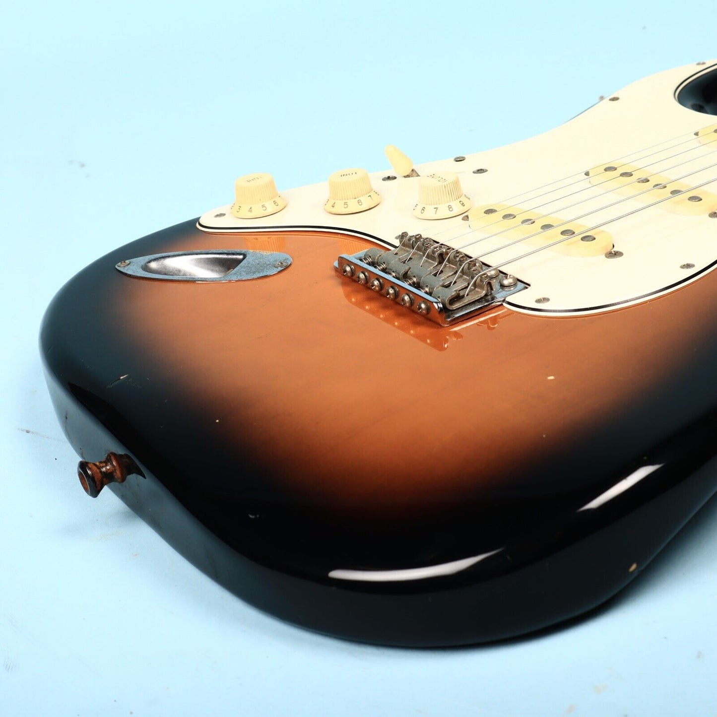 Fernandes MIJ Strat Left Hand Electric Guitar Tobacco Burst