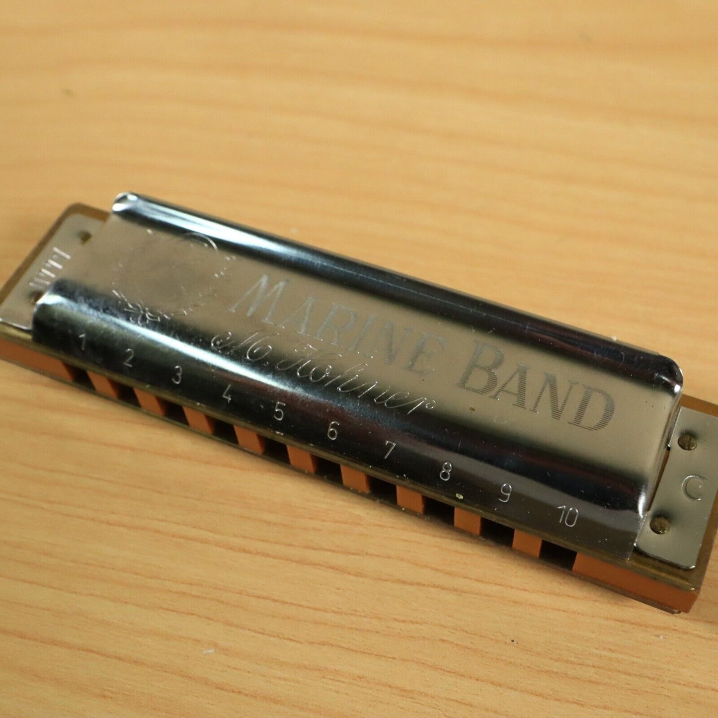 M. Hohner ~ Marine Band Harmonica No. 1896/20 ~ Key Of C