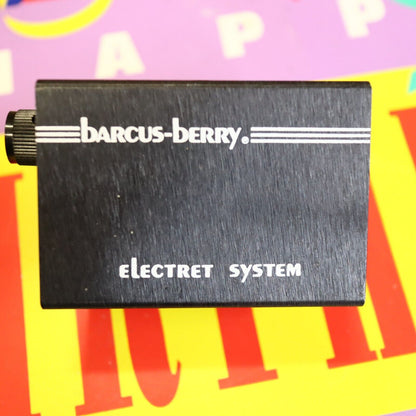 Barcus-Berry Transducer Microphone Clip On Instrument Electret Active Pre-Amp