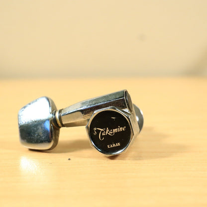 (1) Takamine Kaman Octagon Machine Head Tuning Tuner Peg Treble Side Gotoh Japan