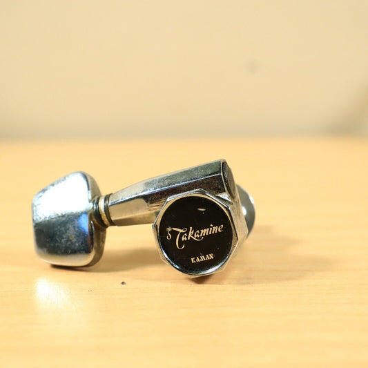 (1) Takamine Kaman Octagon Machine Head Tuning Tuner Peg Treble Side Gotoh Japan