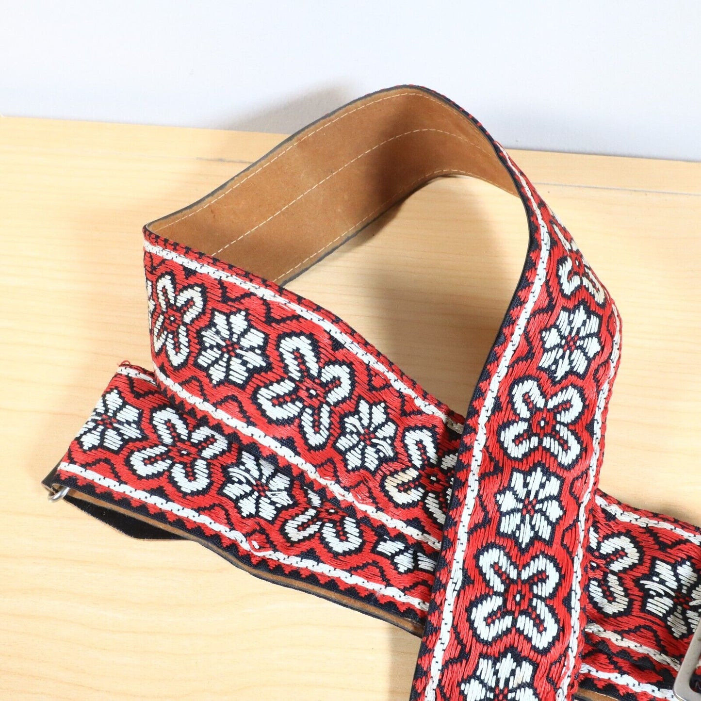 Vtg Kent Hippie Hootenanny Woven Guitar Strap Made in Japan