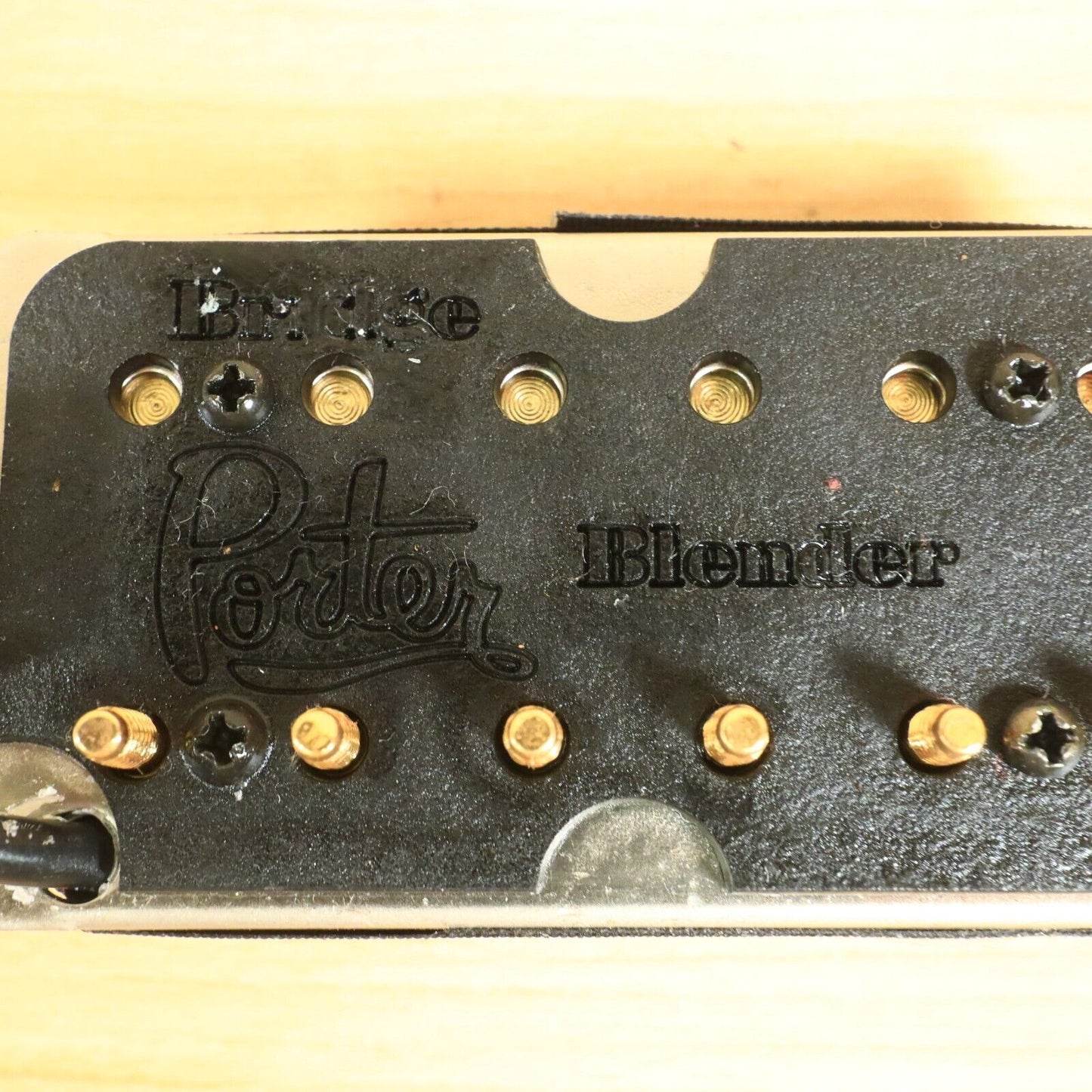 Porter Blender Bridge Humbucker Pickup Black Gold