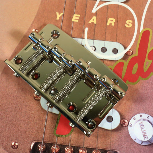 Gotoh 203B-4 Bass Bridge 4-Strings Precision Jazz for Fender P Jazz Bass CHROME