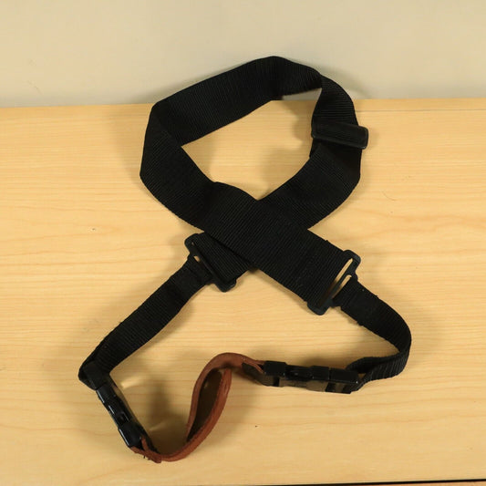 90s DiMarzio ClipLock Guitar Strap Leather ends