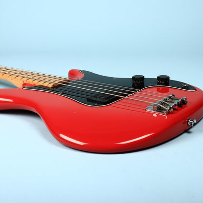 1987 Peavey Patriot Electric Bass Red Guitar USA American