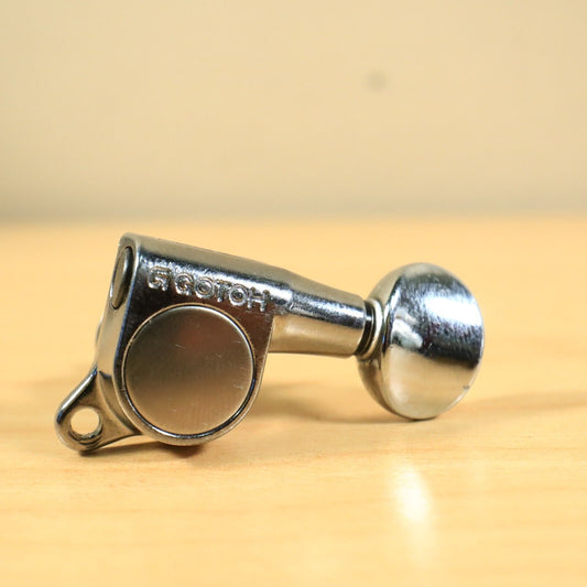 (1) 1980s Fender Gotoh Guitar Tuner Tuning Key Vintage Strat Japan Oval Button
