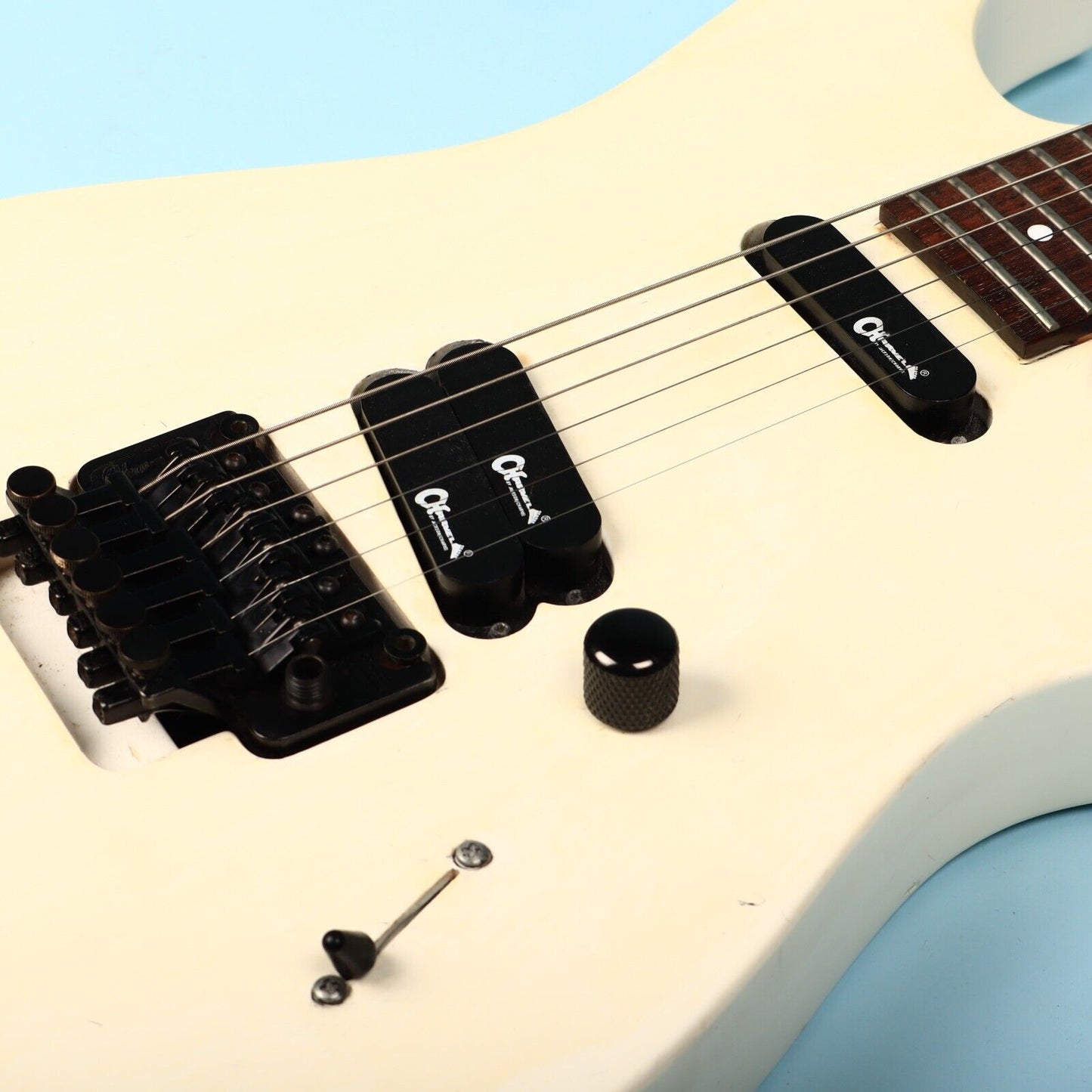 1991 Charvel MIJ Deluxe 275 - White Electric Guitar