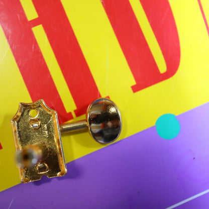(1) In-line GOTOH Button Vintage Guitar Head Tuner (Gold) Top Tuner