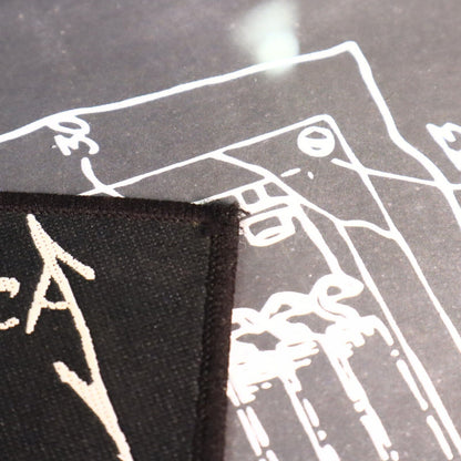 1993 Metallica SCARY GUY Woven Patch Officially Licensed Vintage Good Condition