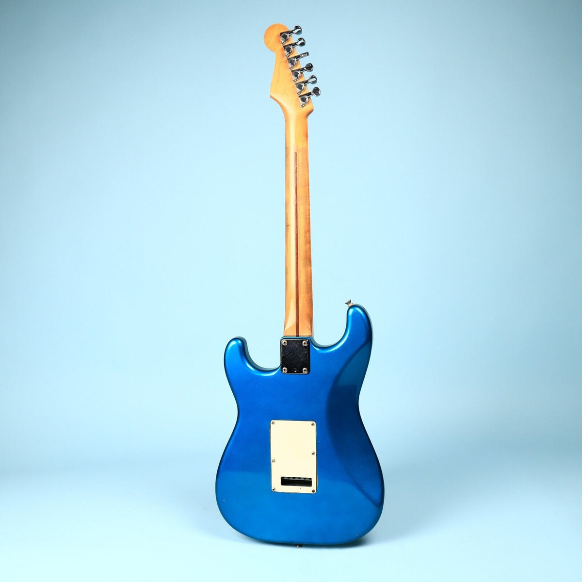 1986 Fender Japan Stratoacaster Contemporary Blue Electric Guitar E6 Series