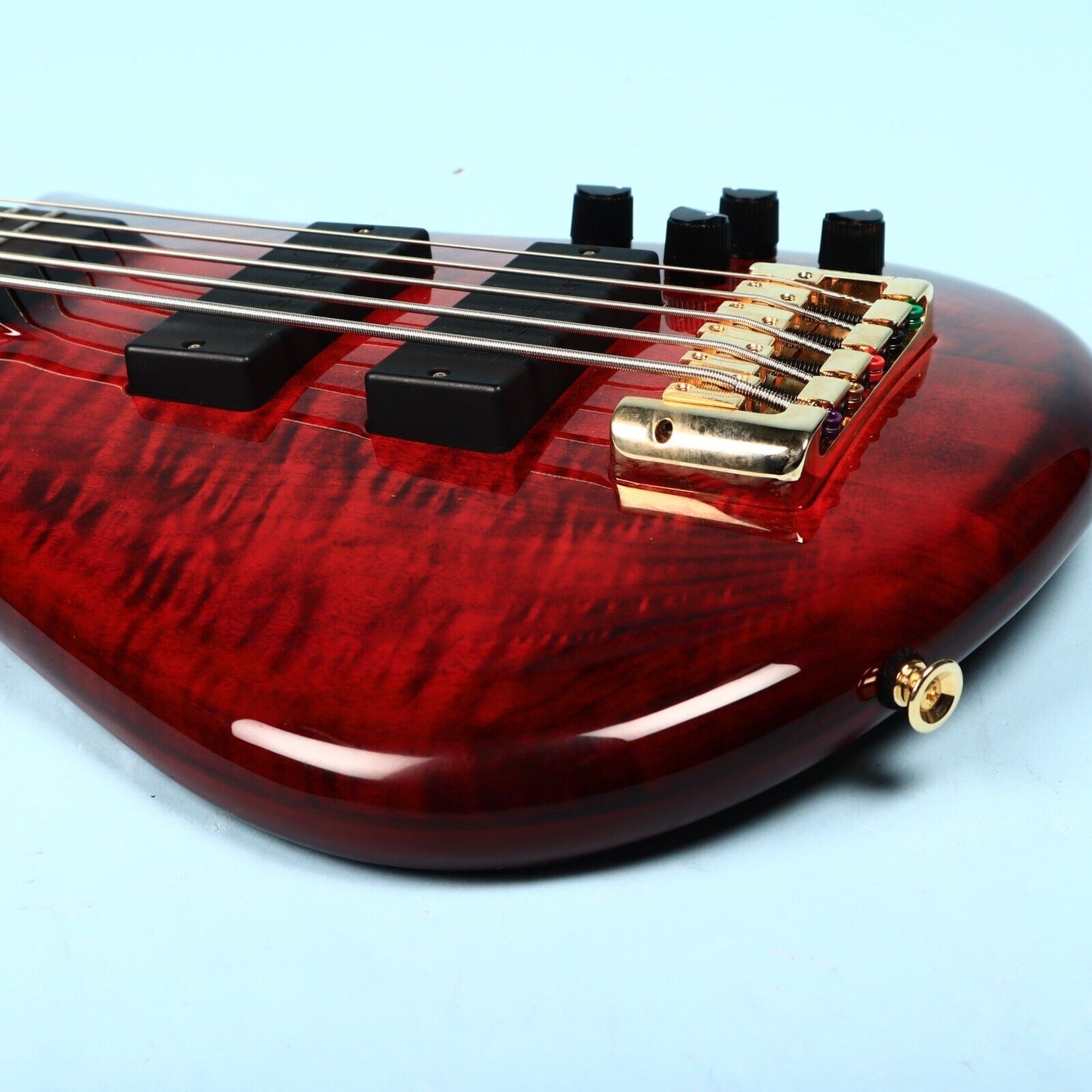 Spector Euro 5 LX 5-String Bass Guitar – Black Cherry Gloss