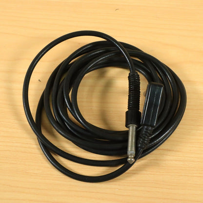 Vintage 1980s Yamaha L-Port 1/4 Inch Guitar Patch Cable- Black
