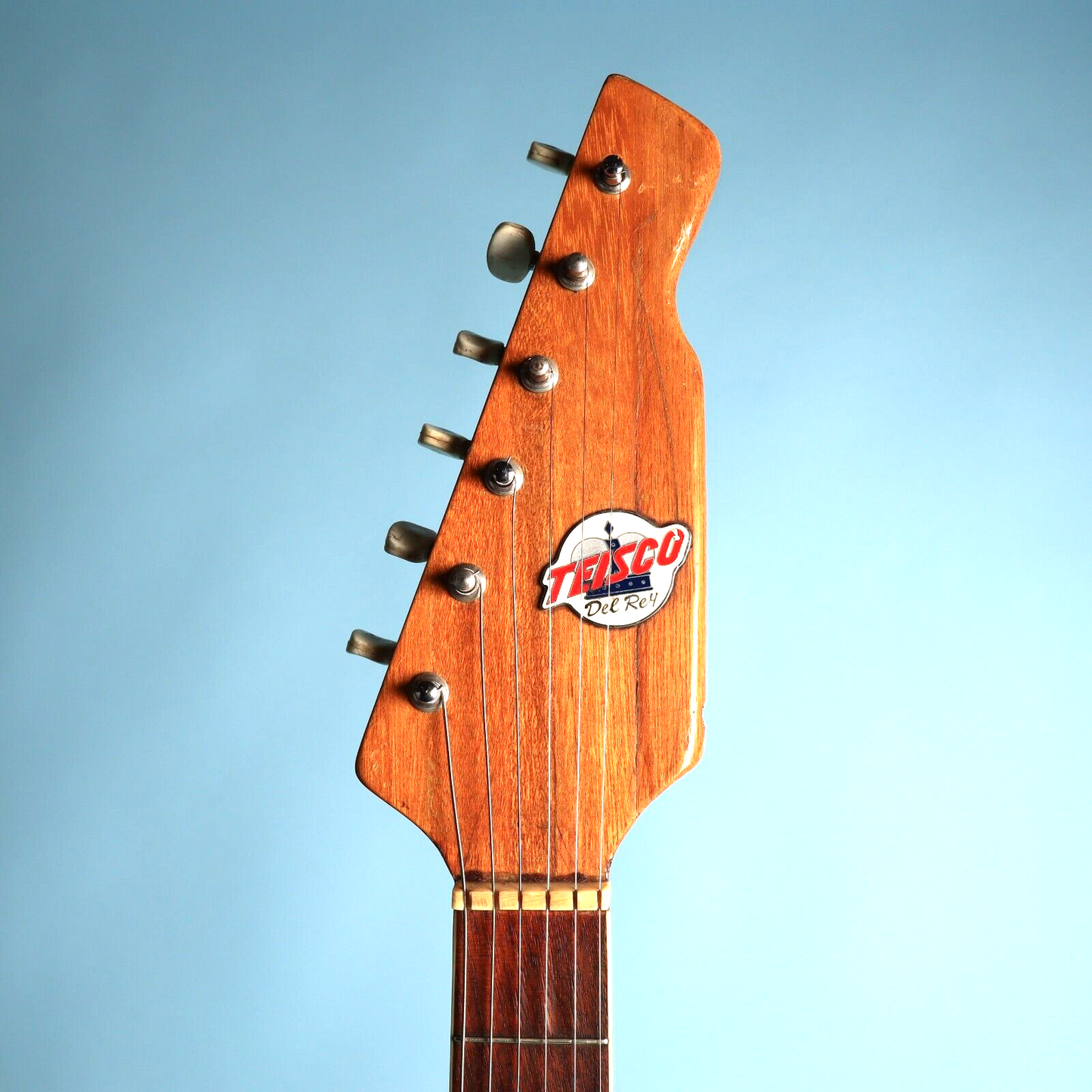 Vintage Teisco Del Rey WG-4L 4 Pickup Silvertone Eddie Van Halen's 1st Guitar