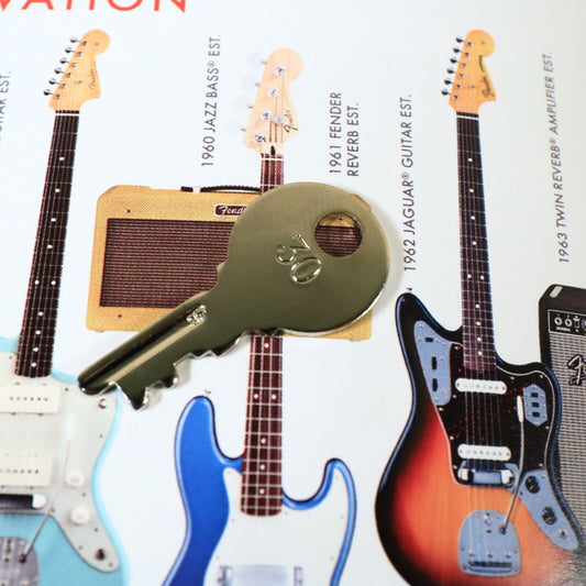 Vintage CHENEY Key Number #30 For Retro Fender G&G Locking Guitar Case England
