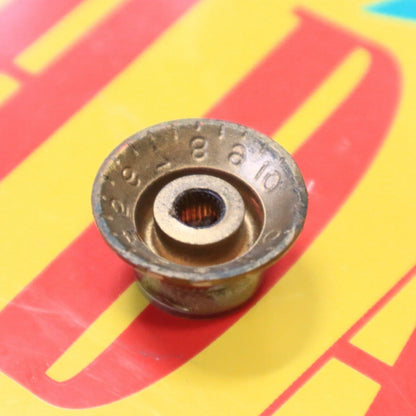 Vintage Gibson Gold Bell Top Hat Knob for Electric Guitars - Single Item