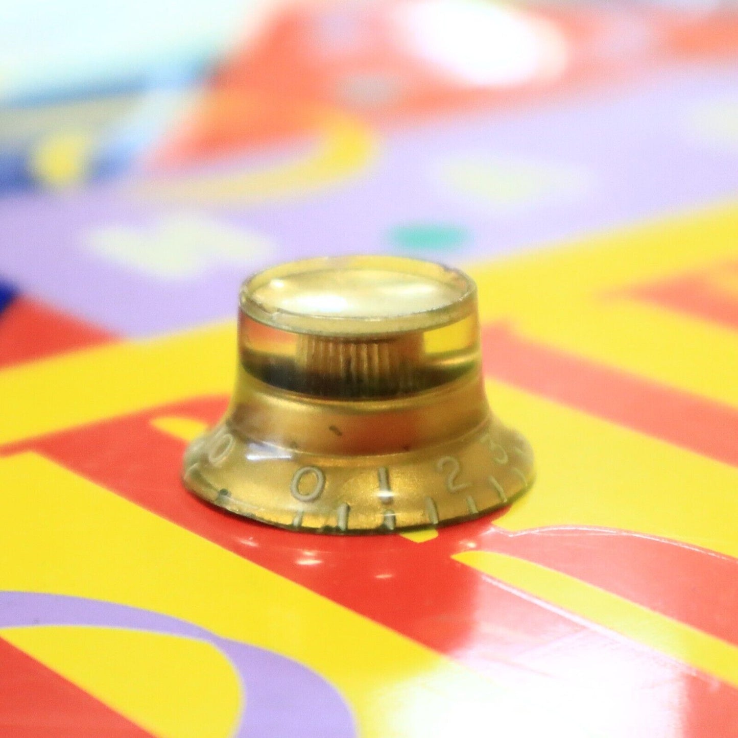 Vintage Gibson Gold Bell Top Hat Volume Knob for Electric Guitars - Single Item