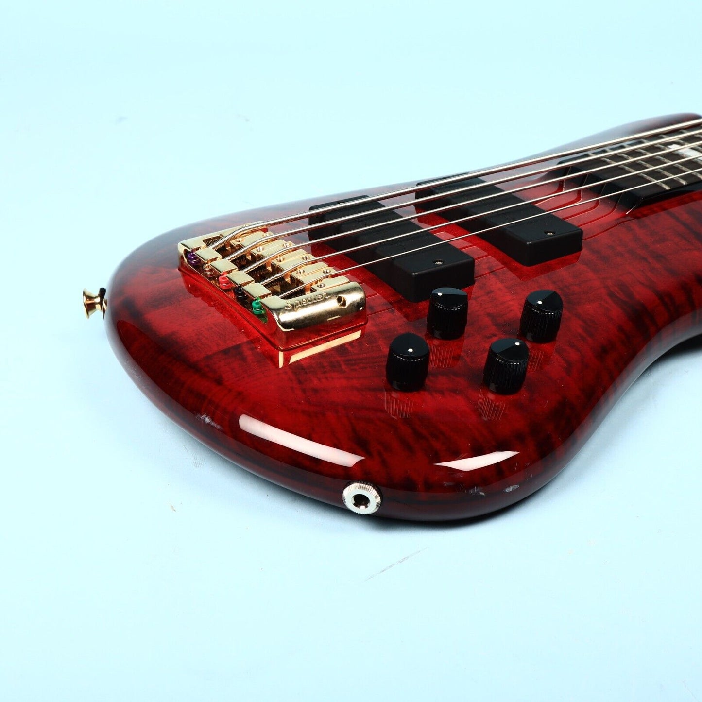 Spector Euro 5 LX 5-String Bass Guitar – Black Cherry Gloss