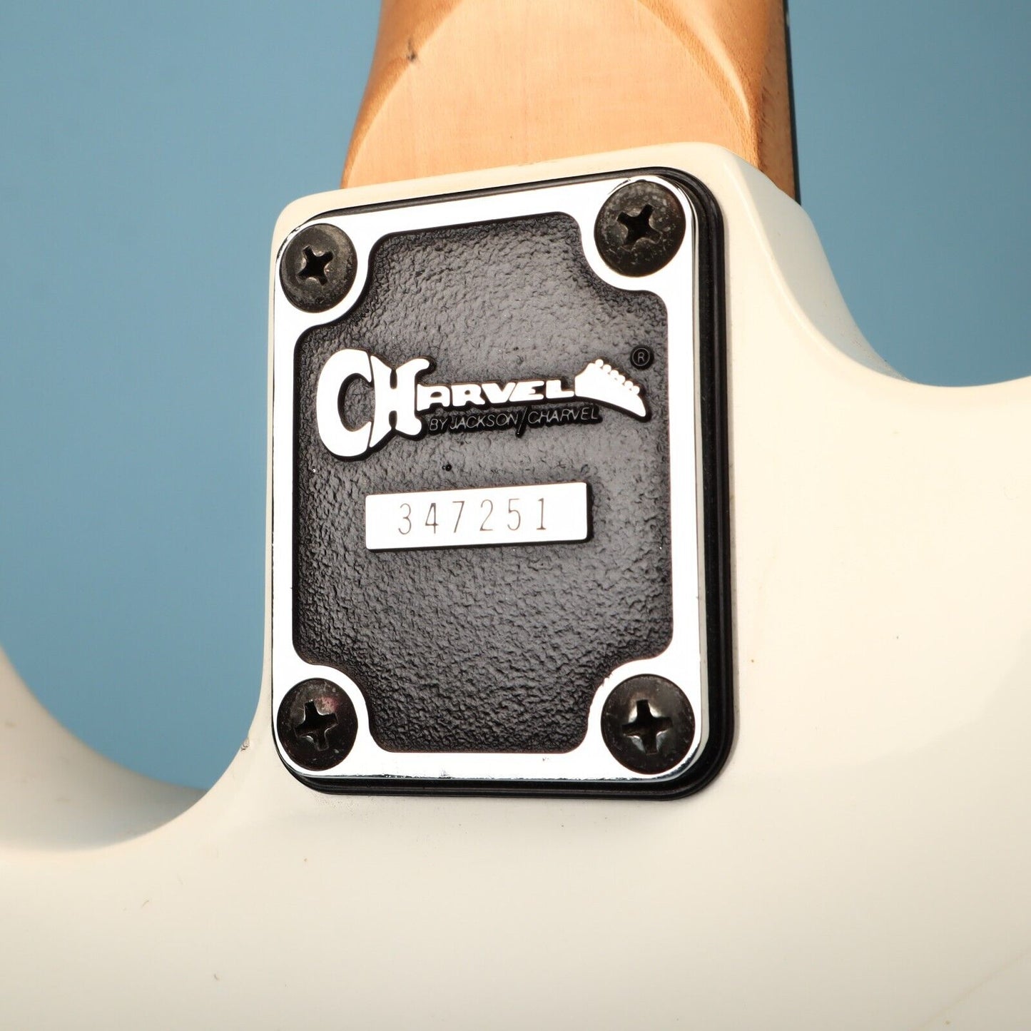 1991 Charvel MIJ Deluxe 275 - White Electric Guitar