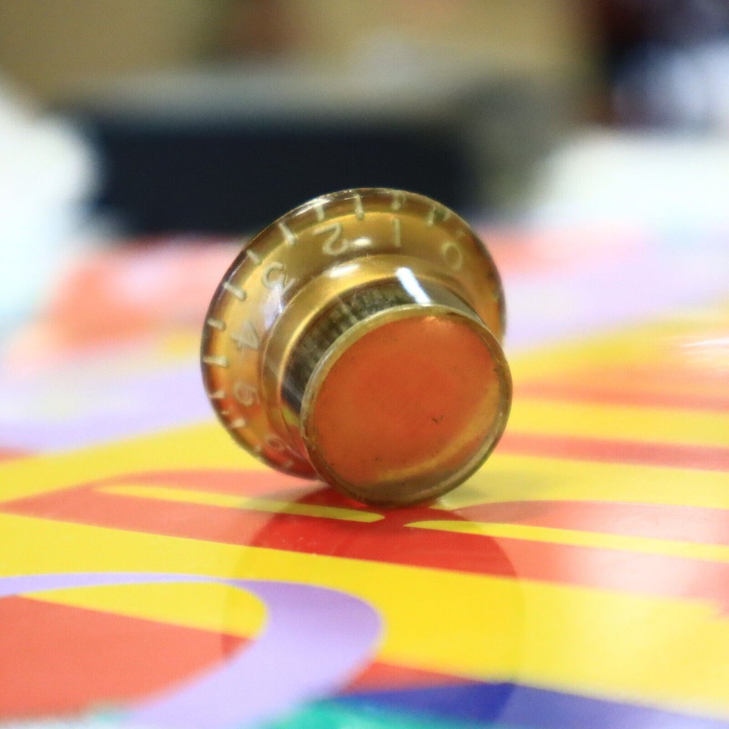 Vintage Gibson Gold Bell Top Hat Volume Knob for Electric Guitars - Single Item