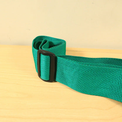 Vintage 90s Doctor Song USA Guitar Strap Green 2” Wide Adjustable Made In USA
