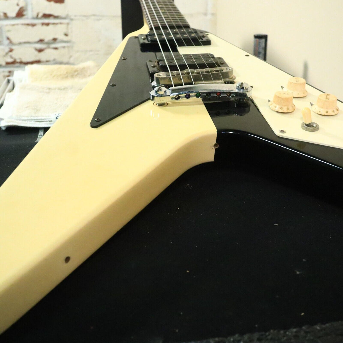 1980's Fernandes Michael Schenker Flying V Made In Japan Vintage 80's FV-85MS