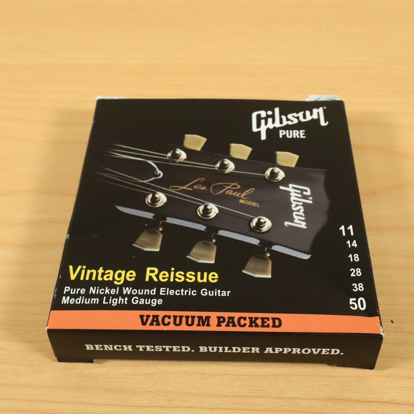 (2 Set Lot) Gibson Pure Vintage Reissue ALL Nickel 11-50 ga. Strings NOS